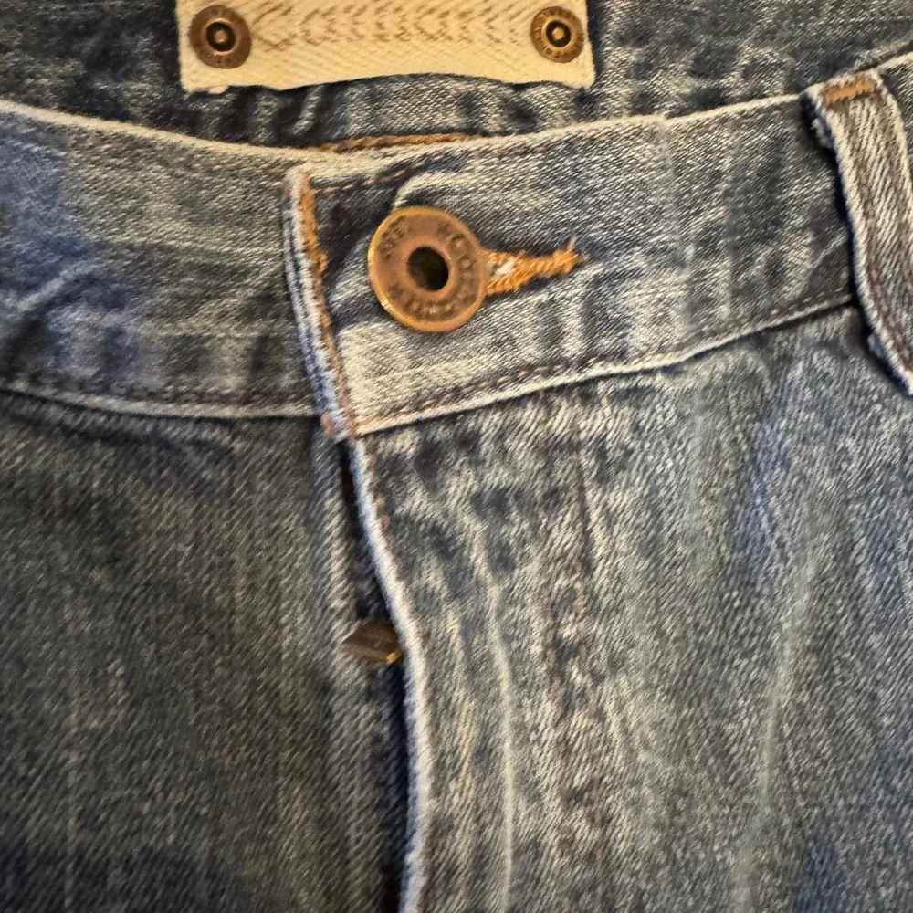 Carhartt B180 LVN Loose Fit Jeans Mens 38x34 Blue Denim‎ Light Wash Workwear